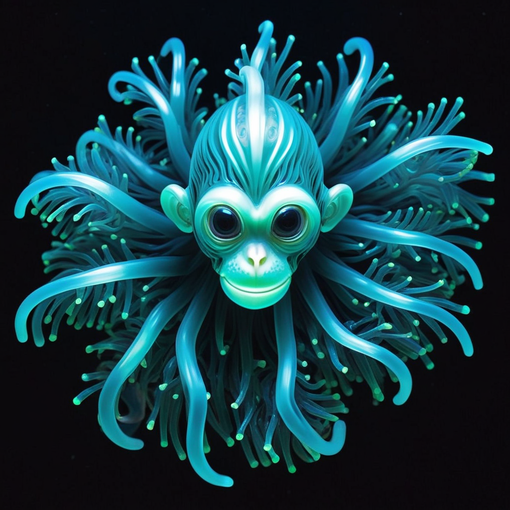 02652-255232395-biomechanical bioluminescent alien monkey made out of N30N, _lora_Neon_Sea_Life_0.7_  sea anemone,.png